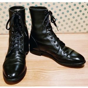 JUSTIN Lace-Up Boots - Unisex